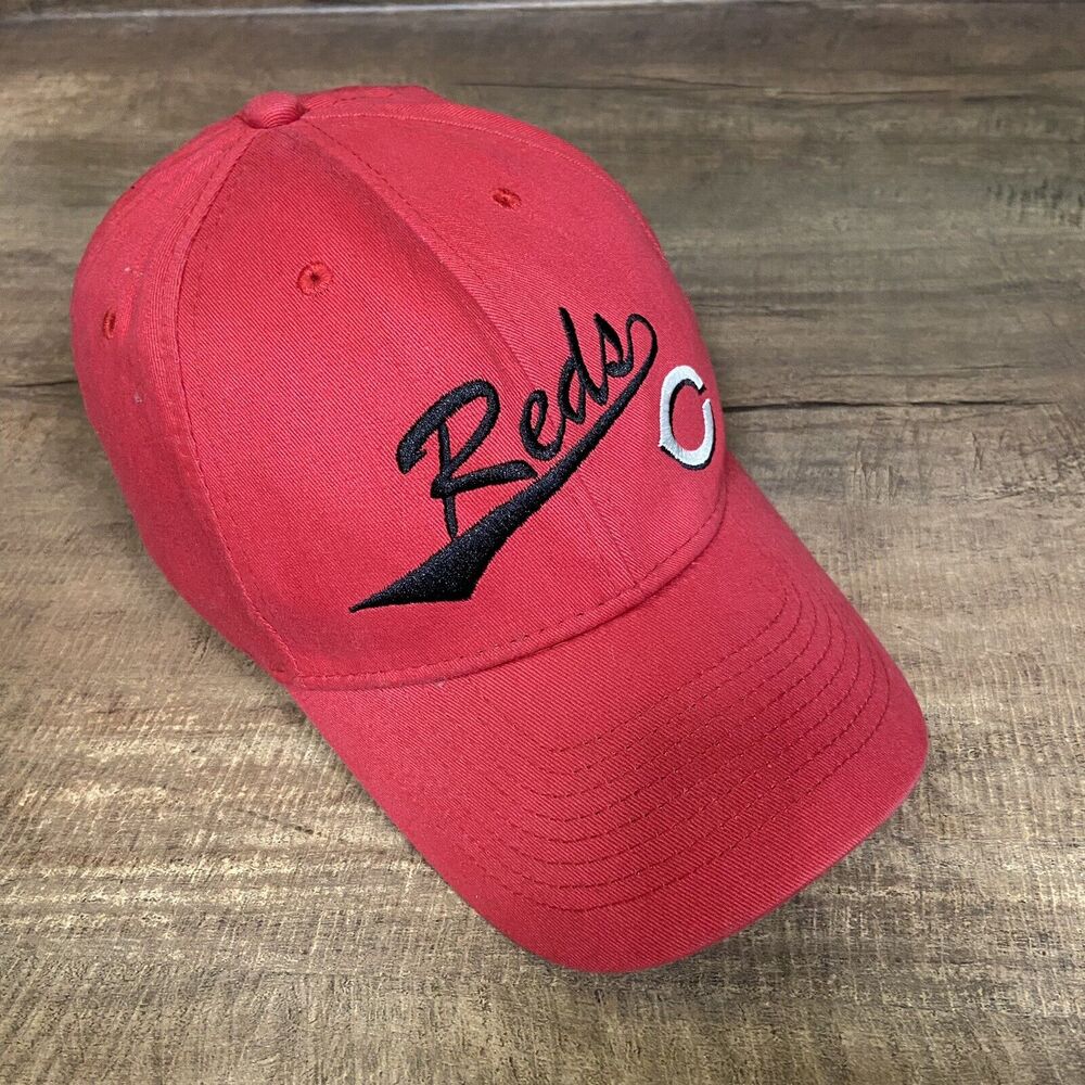 MLB Fan Favorite Cincinnati Reds Baseball Strap Back Adjustable Hat Cap